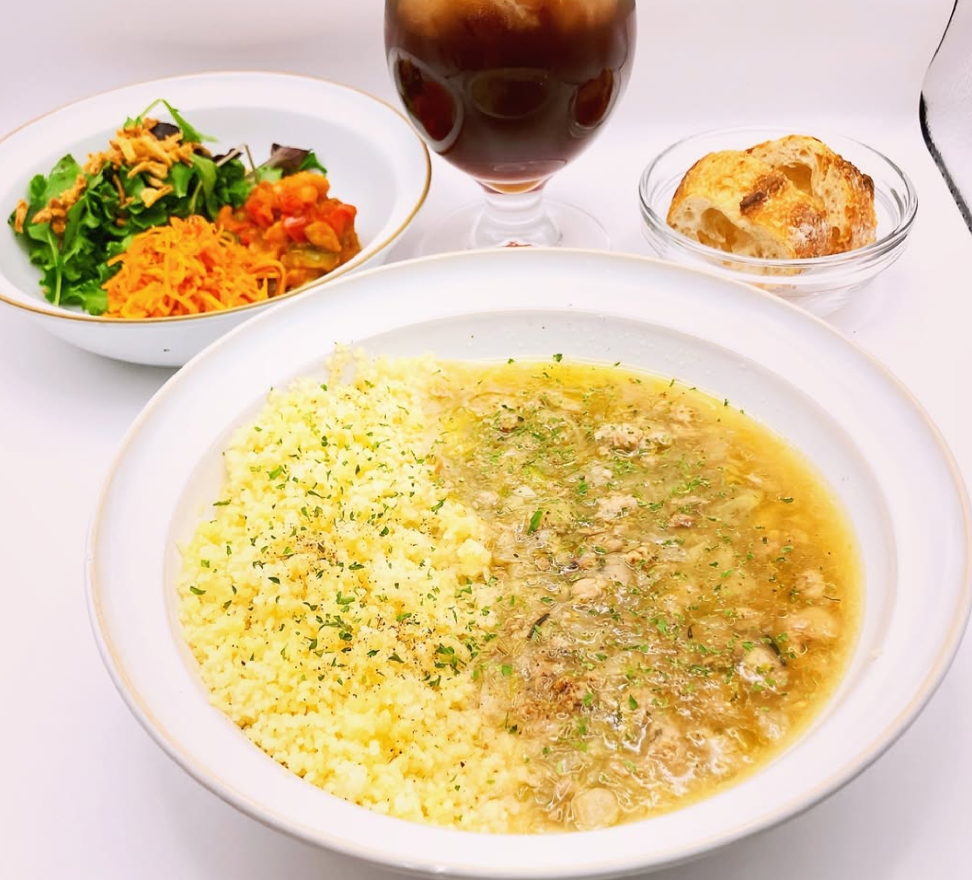 クスクス 生姜・サルシッチャ・白ネギ 